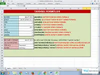 MS Office Dersleri Excel Tarihsel Formüller