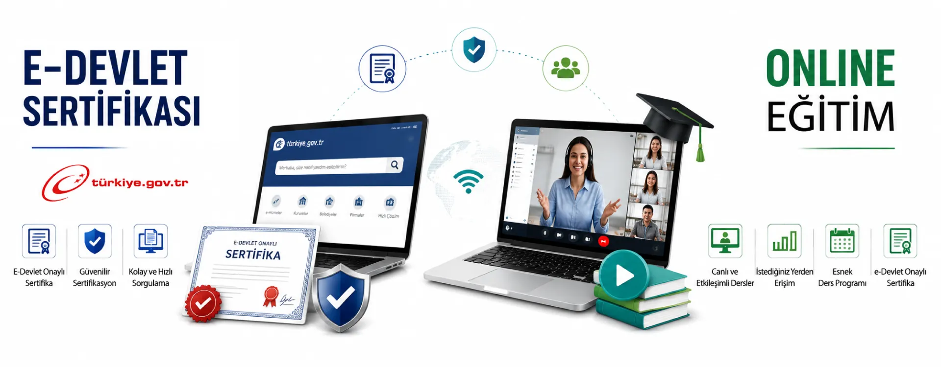 Edevlette Sorgulanabilen Sertifika ve Online Eğitim