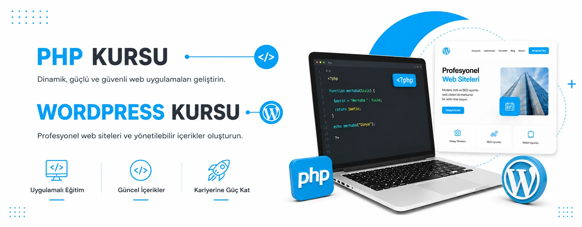 PHP Programlama Kursu ve Wordpress Kursu